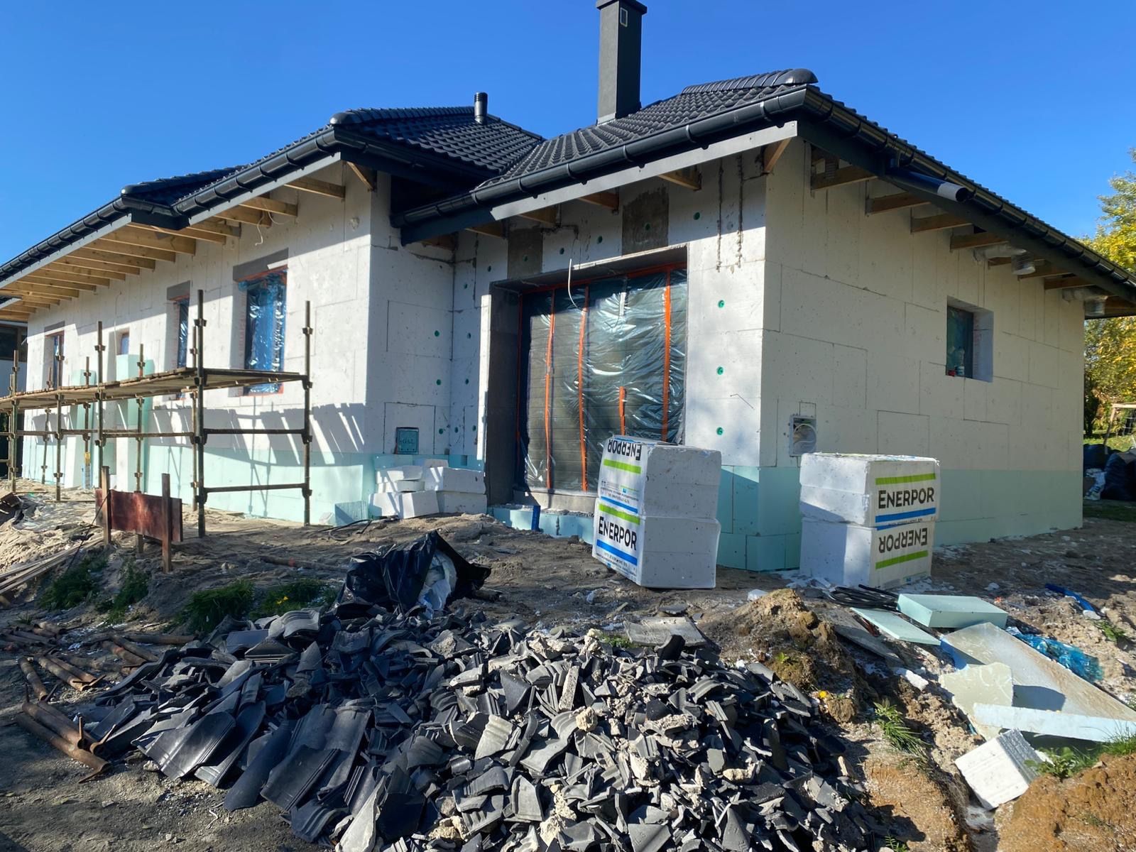 Dom — Ocieplenie Styropianem